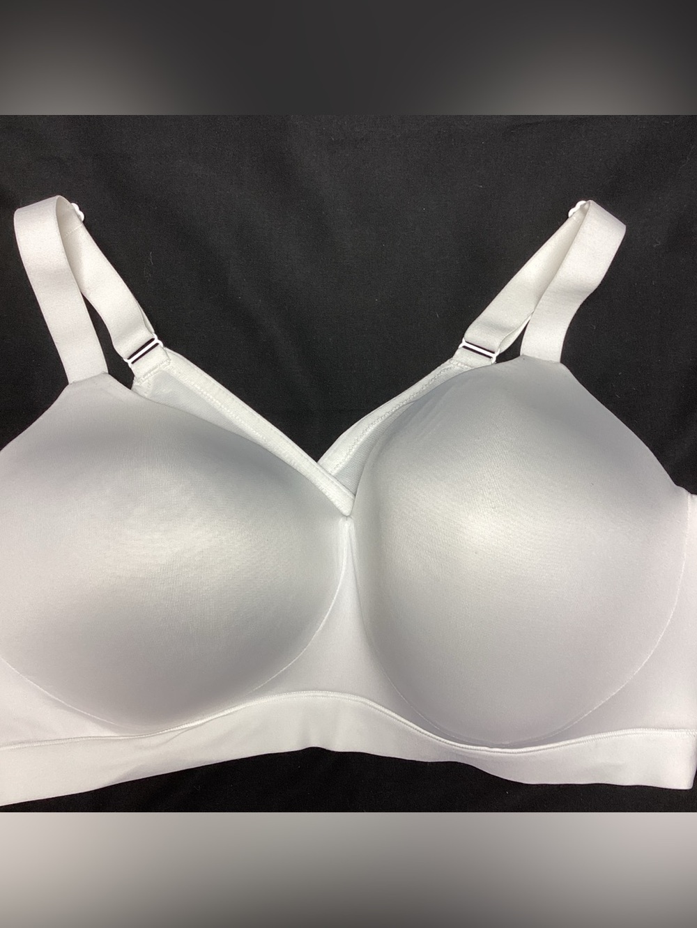 Cacique Lounge Bra 44DD White Slip On Wire free High Back